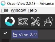 OceanView 복사휘도 측정 설정 개요